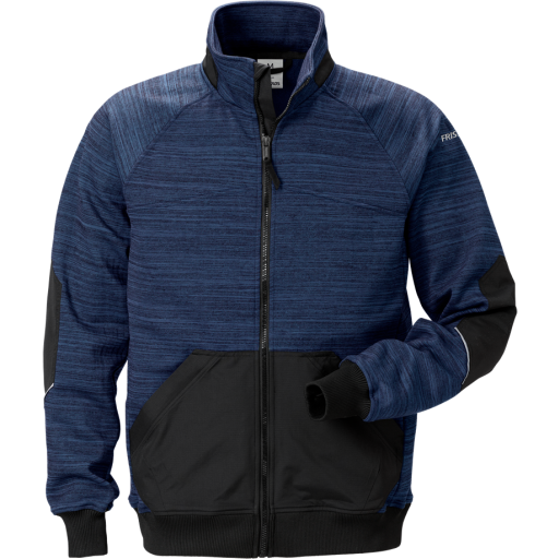 Fristads Sweatshirtjacka 7052 Smp Marinblå/svart Xs Fristads Sweatshirtjacka 7052 Smp Marinblå/svart Xs