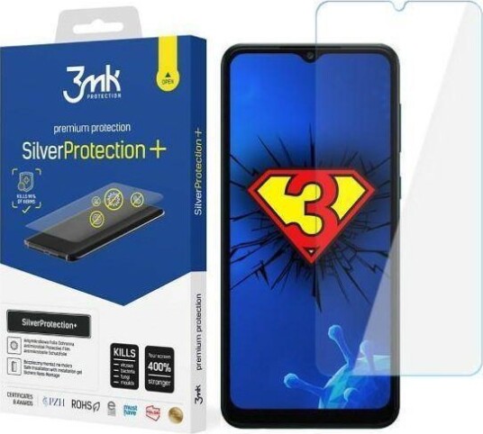 3Mk Antimikrobiell Skjermbeskytter 3Mk Silver Protect + Samsung Galaxy A04 3Mk Antimikrobiell Skjermbeskytter 3Mk Silver Protect + Samsung Galaxy A04