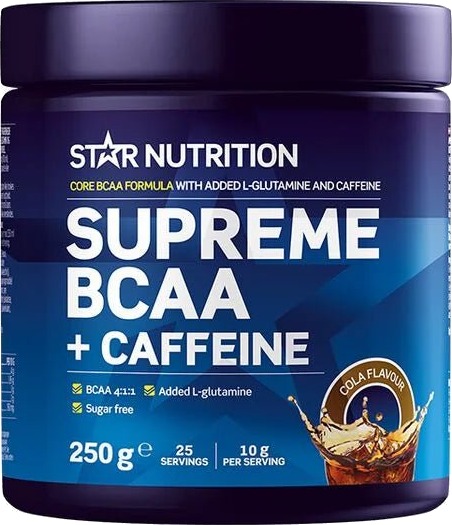 Star Nutrition Supreme BCAA Pulver 250 g Cola +caffeine Star Nutrition Supreme BCAA Pulver 250 g Cola +caffeine