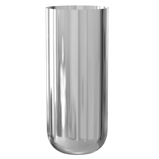Nichba Vase Rustfritt Stål 24 cm