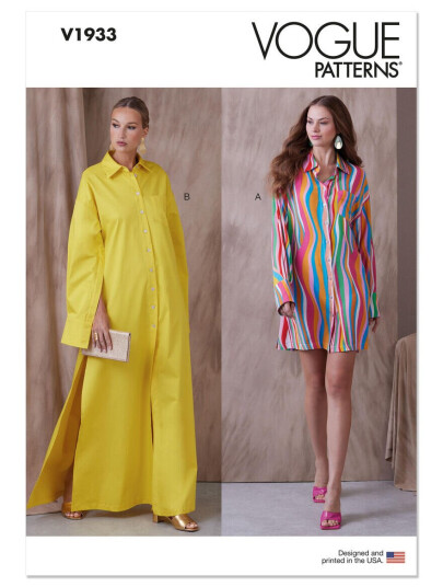 Vogue 1933 - Kjole A5 (6-8-10-12-14)