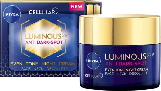 Nivea Luminous630 Nattkrem for Pigmentflekker 50ml - Fuktighetsgivende og Regenererende Nivea Luminous630 Nattkrem for Pigmentflekker 50ml - Fuktighetsgivende og Regenererende
