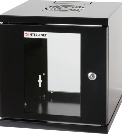 Intellinet Network Cabinet Wall Mount (Standard) 9U Usable Depth 350Mm Width 540Mm Black Intellinet Network Cabinet Wall Mount (Standard) 9U Usable Depth 350Mm Width 540Mm Black
