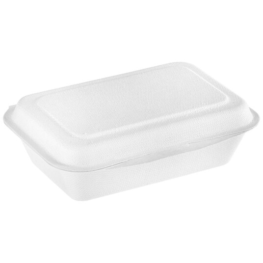 NATUREStar Matboks sukkerrør Nature V rechteckig; 45cl, 17x12.5x4.9 cm (LxBxH); Hvit; Rektangulær; 50 Stykk / Forpakning NATUREStar Matboks sukkerrør Nature V rechteckig; 45cl, 17x12.5x4.9 cm (LxBxH); Hvit; Rektangulær; 50 Stykk / Forpakning