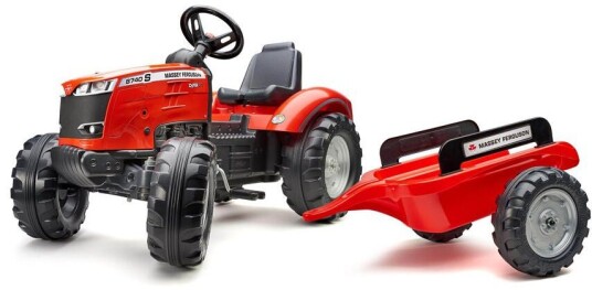 Falk Massey Ferguson S8740 Traktor med Tilhenger Falk Massey Ferguson S8740 Traktor med Tilhenger