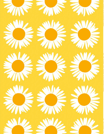 Marimekko Auringonkukka voksduk Gul