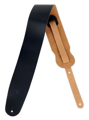 Levys Leather Strap 3,5"" BK