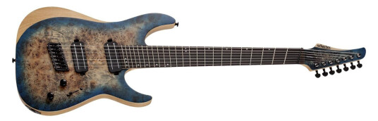 Schecter Reaper-7 Multiscale Sskyb Satin Sky Burst Schecter Reaper-7 Multiscale Sskyb Satin Sky Burst