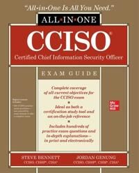 Cciso Certified Chief Information Security Officer All-In-One Exam Guide Av Steven Bennett, Jordan Genung