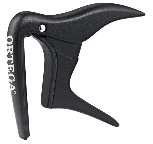 Ortega Guitars Ortega Ocapo-Sbk Capo Nylon String Flat, Up To 52mm Ortega Guitars Ortega Ocapo-Sbk Capo Nylon String Flat, Up To 52mm