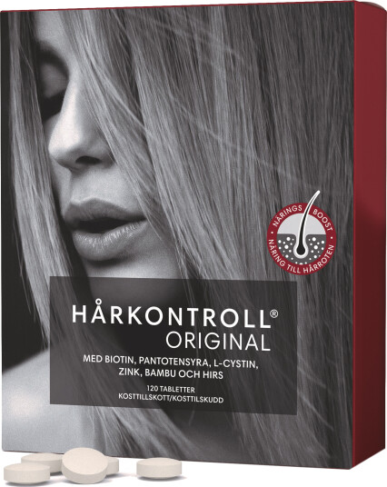 Hårkontroll Original, 120 tabletter