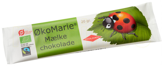 Økoladen ØkoMarie Melkesjokolade Ø 20g Økoladen ØkoMarie Melkesjokolade Ø 20g