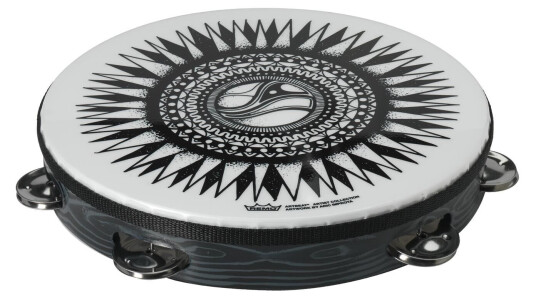 Remo Ta-9110-88-Ab003 Artbeat Tambourine Artist Collection, Aric Improta, New Sun Remo Ta-9110-88-Ab003 Artbeat Tambourine Artist Collection, Aric Improta, New Sun