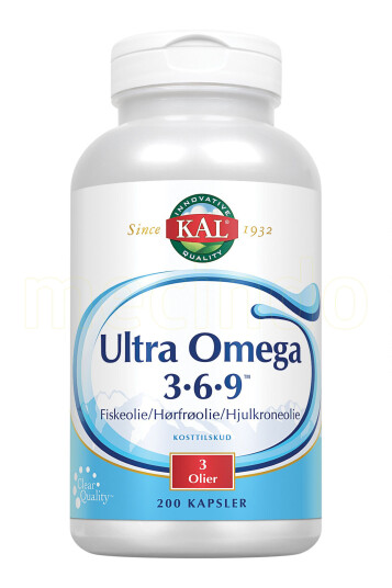 Kal Ultra Omega 3-6-9 200 Kapslar Kal Ultra Omega 3-6-9 200 Kapslar
