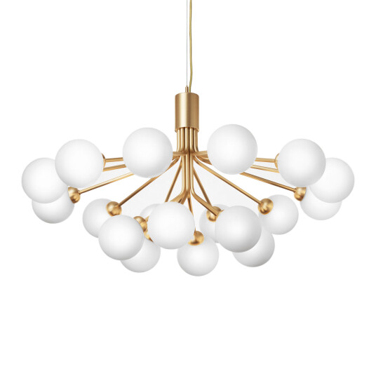Nuura Apiales 18 Brushed Brass/ Opal White Nuura Apiales 18 Brushed Brass/ Opal White