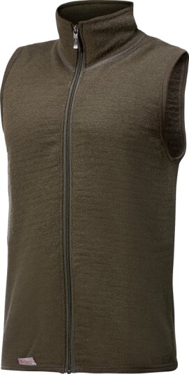 Woolpower Vest 400 Grønn XXS Man Woolpower Vest 400 Grønn XXS Man