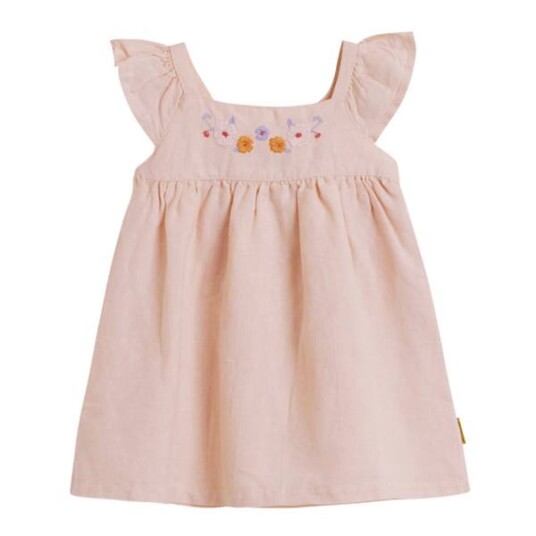 Hust&Claire Hust & Claire Kamilia Kjole Til Baby, Skin Chalk