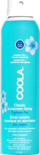 Coola Classic Solkrem Spray SPF 50 Fragrance-Free 177 ml Coola Classic Solkrem Spray SPF 50 Fragrance-Free 177 ml