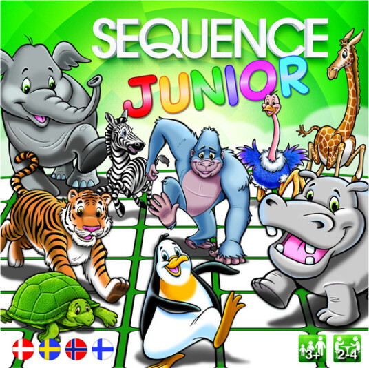 Sequence Junior Brettspill for Barn 2-4 Spillere, 3-6 År, 20 Minutter Spilltid Sequence Junior Brettspill for Barn 2-4 Spillere, 3-6 År, 20 Minutter Spilltid