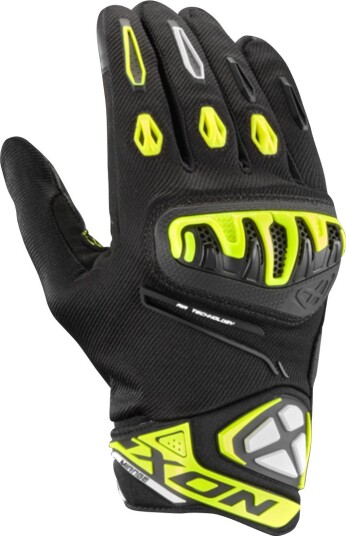 MC-Hansker Ixon Mirage Air Svart /KnallGul L