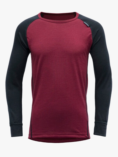 Devold Breeze Merino Shirt Jr Rød 10