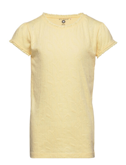 En Fant T-Shirt Ss Jacquard Yellow 56 En Fant T-Shirt Ss Jacquard Yellow 56