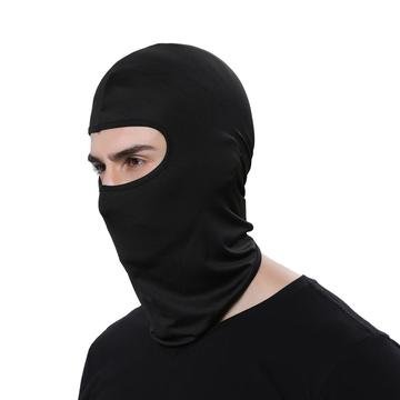 Lycra Balaclava / hjelmhette for sykling og skikjøring - Svart Lycra Balaclava / hjelmhette for sykling og skikjøring - Svart