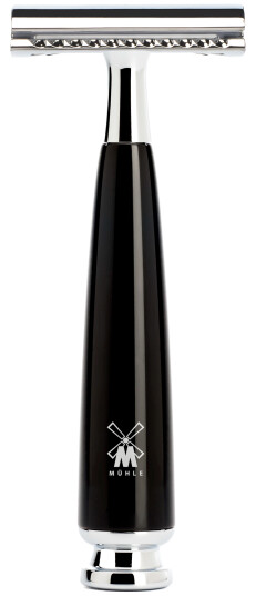 Mühle Rytmo Safety Razor High-Grade Resin Black Closed Comb Mühle Rytmo Safety Razor High-Grade Resin Black Closed Comb