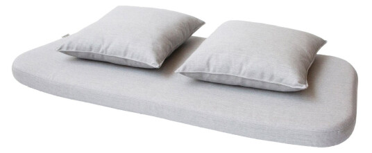 Cane-line Moments puteset Light grey Til benk Grå