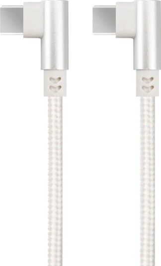 Ladekabel USB-C til USB-C 3 meter Nylonbelagt Kabel Ladekabel USB-C til USB-C 3 meter Nylonbelagt Kabel
