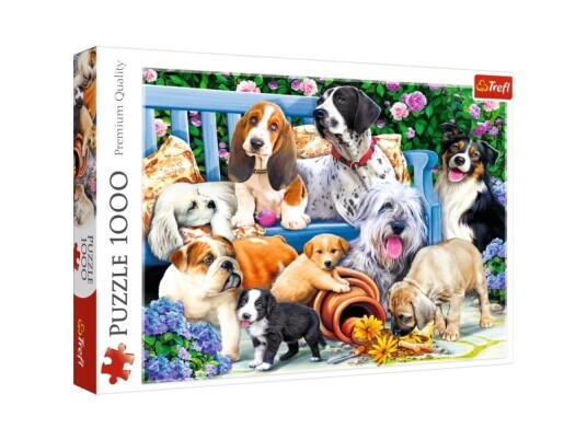 Trefl Dogs In The Garden 1000 Stykker Dyr 12 År