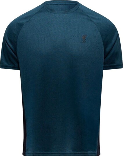 Liverpool T skjorte Athletic Raglan   Blå Barn   Liverpool FC størrelse 9 10 years/127 137 cm