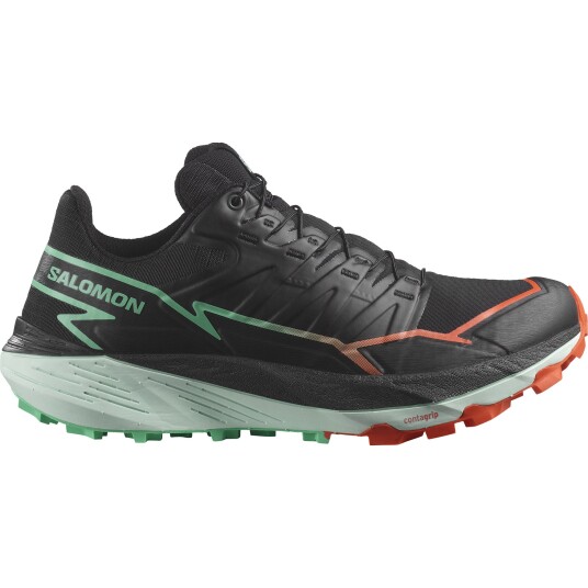 Salomon Women"s Thundercross Black/cherry Tomato/electric Green 36|36 2/3