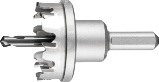Pferd Tc Hole Cutter Flat Version 8 Mm, Shank Dia. 10 Mm, 4 Cm