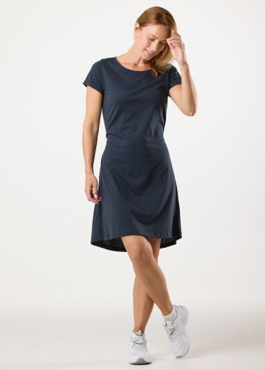 Saint Vincent Monaco Dress W Solid Navy L Kjoler Saint Vincent Monaco Dress W Solid Navy L Kjoler