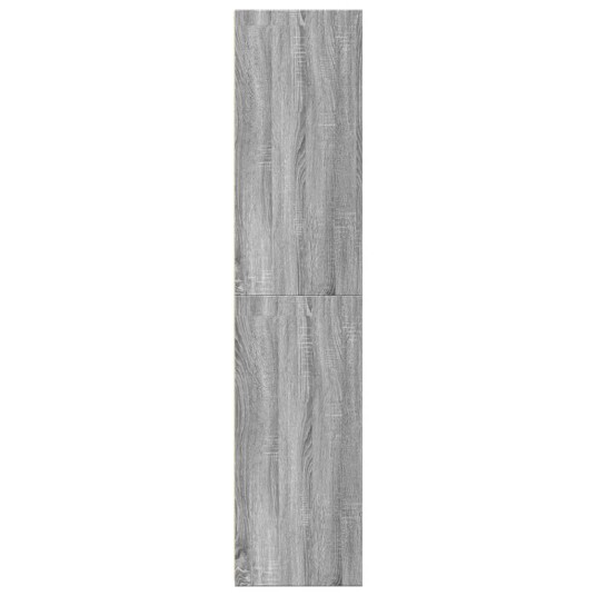 Highboard grå sonoma 45x41x185 cm konstruert tre 8721102655845