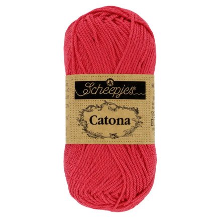 Scheepjes Catona Garn 516 Candy Apple - 10g