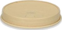 Drikkelåg Pap Ø90xh16mm Til Kaffebæger Natur Verive,50 Stk/Ps 50 Stk.