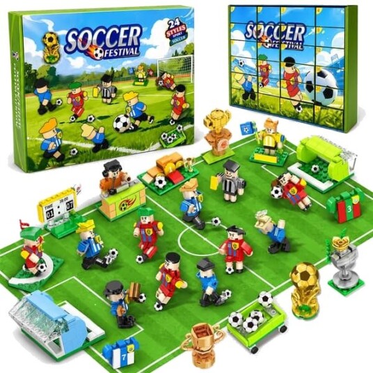 Parsin 2026 fotball VM adventskalender 712 deler byggesett