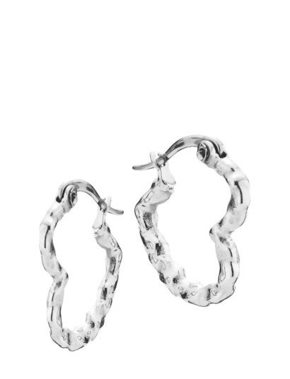 SISTIE Sia Earrings Steel Silver One Size SISTIE Sia Earrings Steel Silver One Size