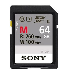 Sony Sf-M Series Sf-M64 - Flashminnekort - 64 Gb - Uhs Class 3 / Class10 - Sdxc Uhs-Ii