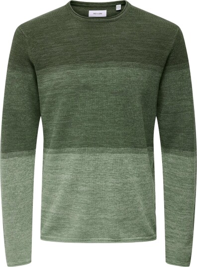 ONLY & SONS Onsfelix Reg 12 Crew Knit Noos Khaki green XS