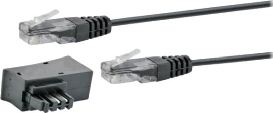 Schwaiger Tae/Dsl Adapter With Modem Cable - Telefonkabelsett - 3 M
