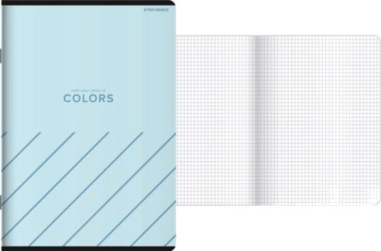 Top 2000 Skolehefte Top 2000 Colors A6/48K Ruter Miks Farger