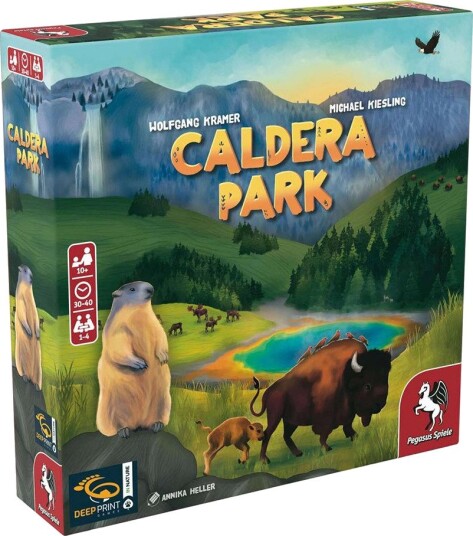 Pegasus Caldera Park Brettspill Engelsk 1-4 Spillere Fra 10 År