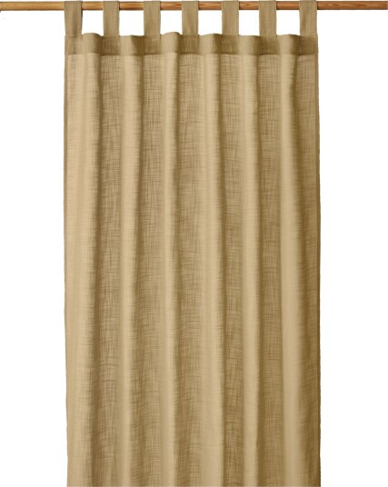 compliments Nivo Curtain 140X230 Cm W/Loops   Beige   140X230CM