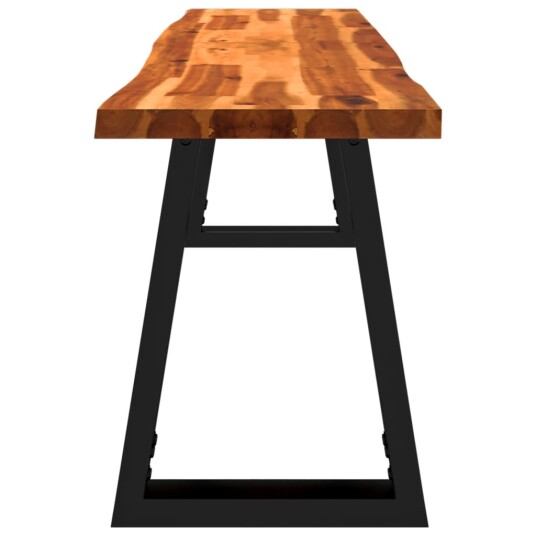 Benk med naturlig kant 160 cm heltre akasie Benk med naturlig kant 160 cm heltre akasie