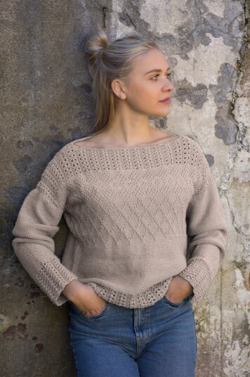 Blix genser beige Blix genser beige
