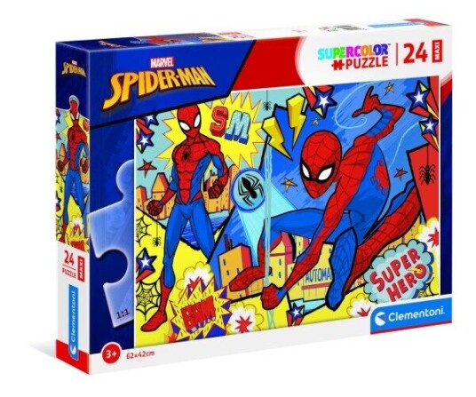 Clementoni SuperColor Marvel Spider-Man puslespill 24 deler