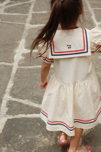 Konges Sløjd Allie dress gots – eggnog   4år